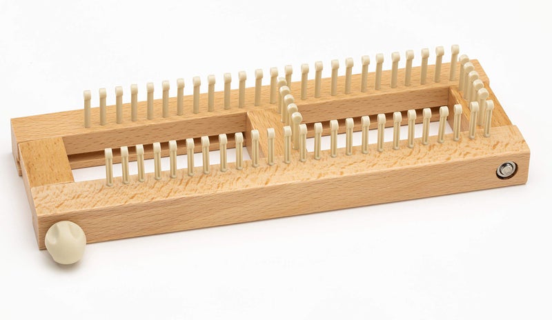 Authentic Knitting Board Sock Loom Original, Fine Gauge Wood Loom - Image 2